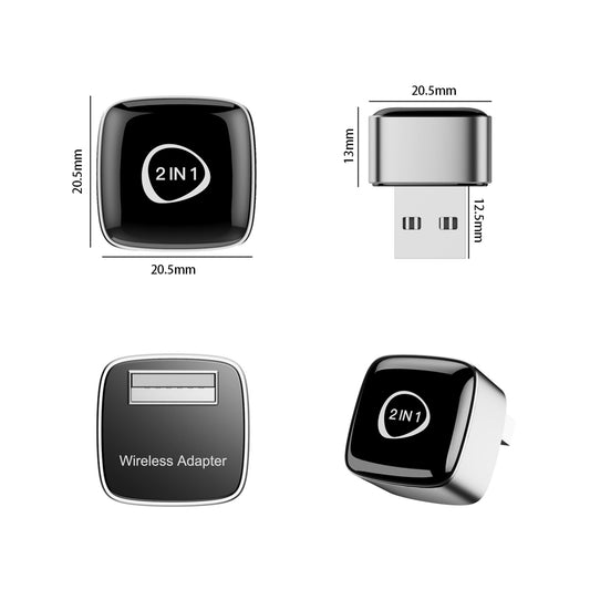 M5-Pro-Grade Wireless CarPlay at Your Fingertips.Very Small Usb Wireless Carplay Android Auto Adapter ODM New Arrival Mini Car Play