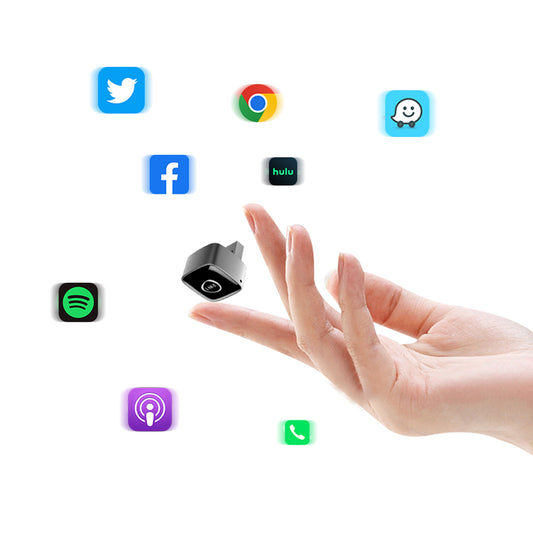 M5-Pro-Grade Wireless CarPlay at Your Fingertips.Very Small Usb Wireless Carplay Android Auto Adapter ODM New Arrival Mini Car Play