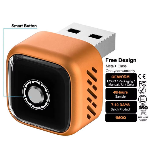 2 in 1 Wireless CarPlay Adapter Android Auto Dongle Box for apple iPhone Android Phone Car Radio with Wired CarPlay