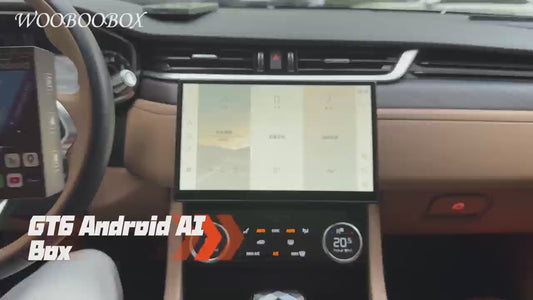 Car Accessory 2024 Carplay Adapter BT Android 13 AI Box for Car 8GB 128GB with Ambient Light