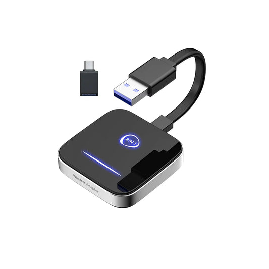 S5 Convert Dongle Wireless Carplay Android Auto 2 in 1 for Phone Link Carplay Adapter